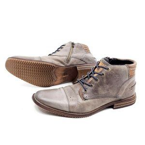 bullboxer diever cap toe chukka boot grey